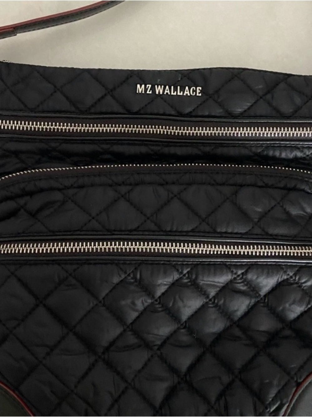 MZ Wallace downtown Crosby Black Quilted Bag - Picture 2 of 14